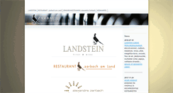 Desktop Screenshot of landstein.at