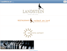 Tablet Screenshot of landstein.at